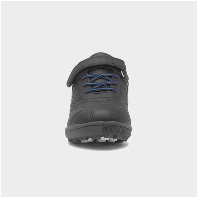 Kids Black Easy Fasten Astro Trainer
