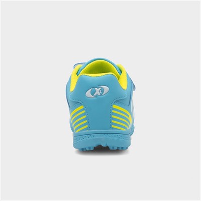 Kids Blue Easy Fasten Astro Trainers