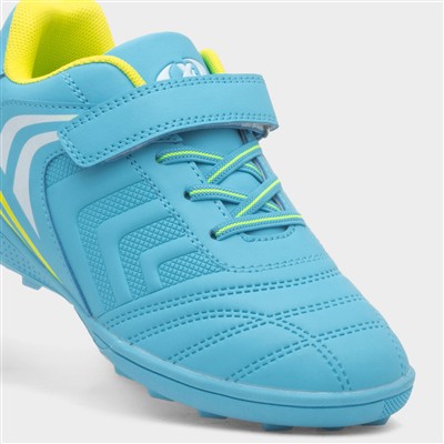 Kids Blue Easy Fasten Astro Trainers