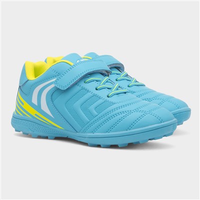 Kids Blue Easy Fasten Astro Trainers
