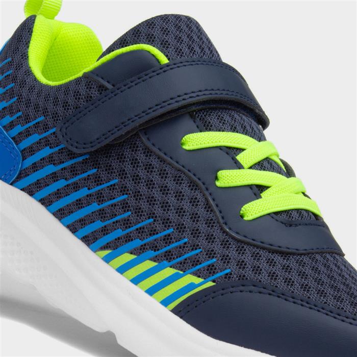 Astronaut Kids Navy Easy Fasten Trainer