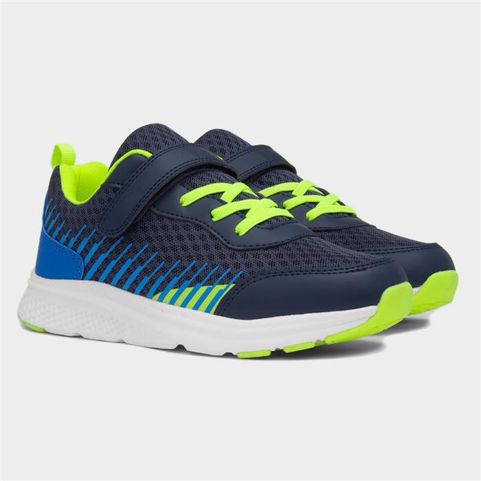 Astronaut Kids Navy Easy Fasten Trainer