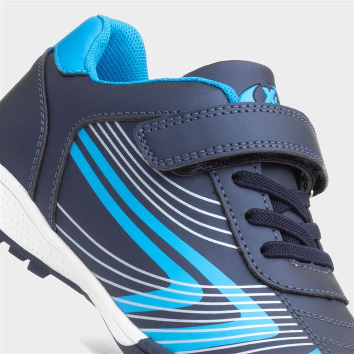 Kids Blue Easy Fasten Astro Trainer