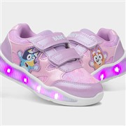 Bluey Kids Lilac Light Up Trainer (Click For Details)