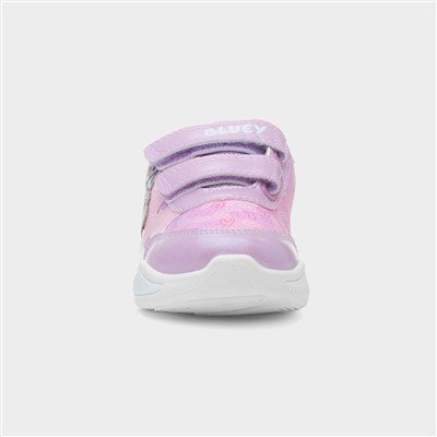 Kids Lilac Light Up Trainer