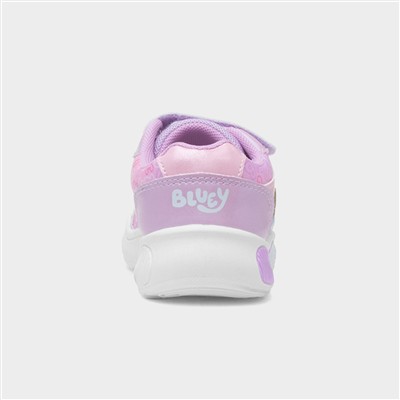 Kids Lilac Light Up Trainer