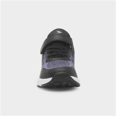 Halley Kids Black & Blue Trainer