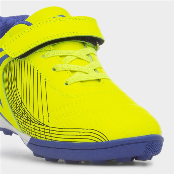 Kids Lime & Blue Easy Fasten Astro Trainer