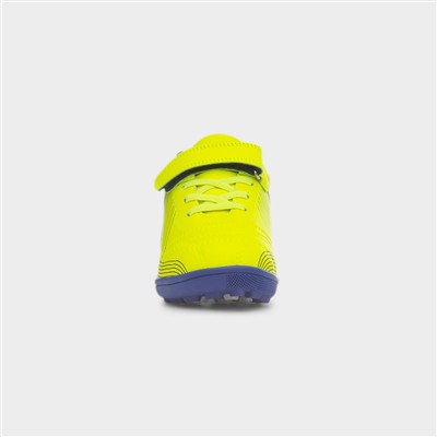 Kids Lime & Blue Easy Fasten Astro Trainer