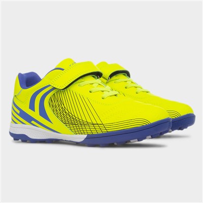 Kids Lime & Blue Easy Fasten Astro Trainer