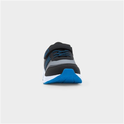 Armstrong Kids Grey Easy Fasten Trainer