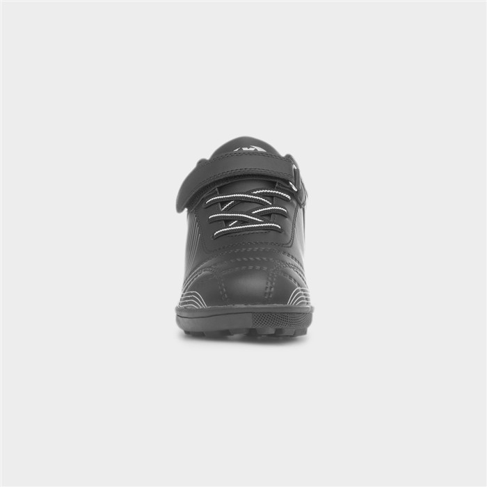 Kids Black Easy Fasten Astro Trainers