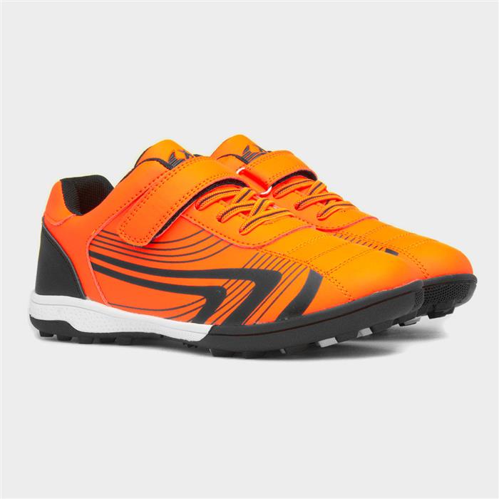 XL Forth Kids Orange Easy Fasten Astro Trainers 82030 Shoe Zone