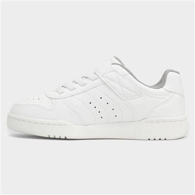 Quick Street Kids White Trainer