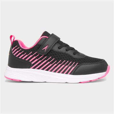 Astronaut Kids Black & Pink Trainer