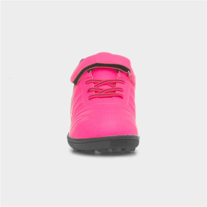 Girls Pink Sports Easy Fasten Astro Trainer