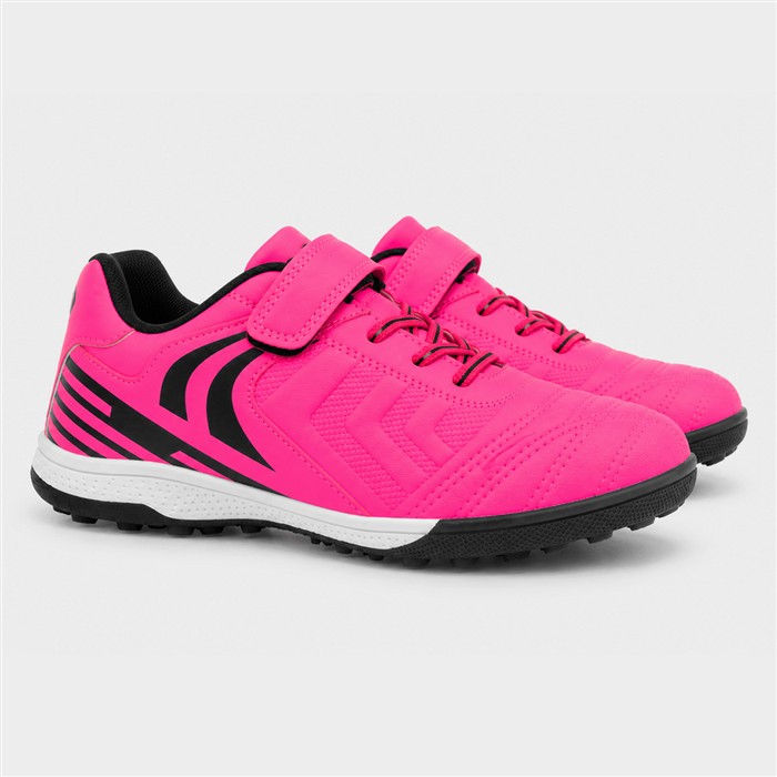 Girls Pink Sports Easy Fasten Astro Trainer