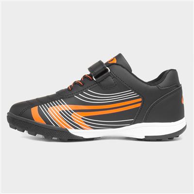 Kid's Black Easy Fasten Astro Trainers
