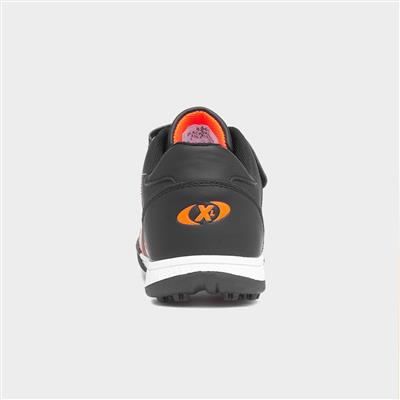 Kid's Black Easy Fasten Astro Trainers