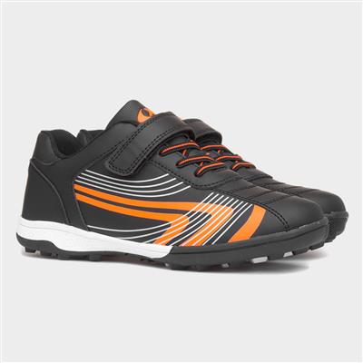 Kid's Black Easy Fasten Astro Trainers