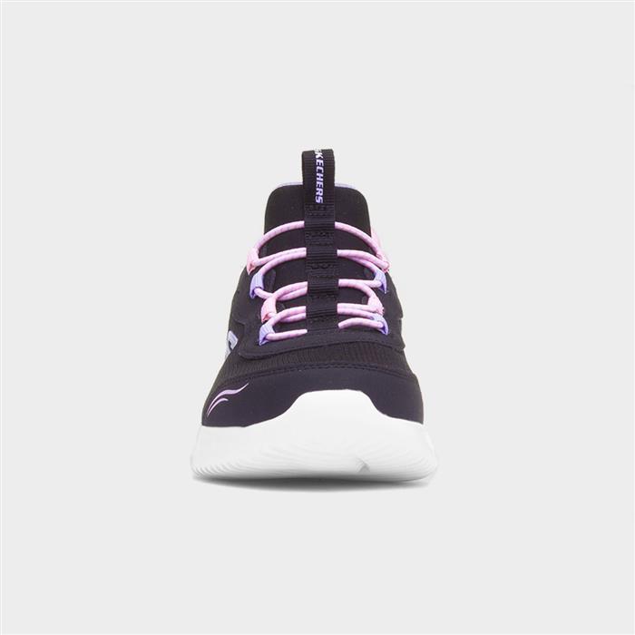 Slip Ins Bounder Kids Black Trainer