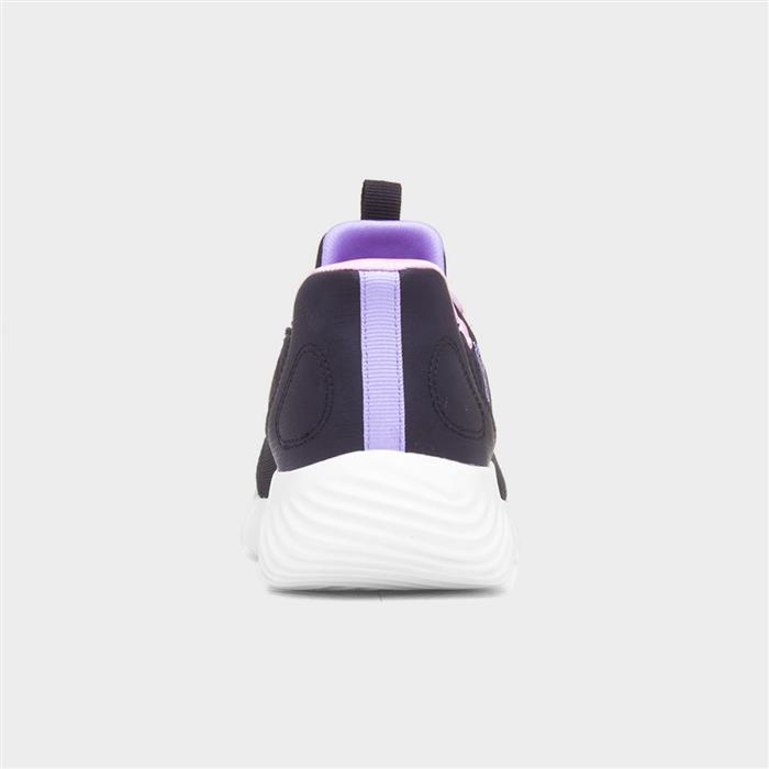 Slip Ins Bounder Kids Black Trainer