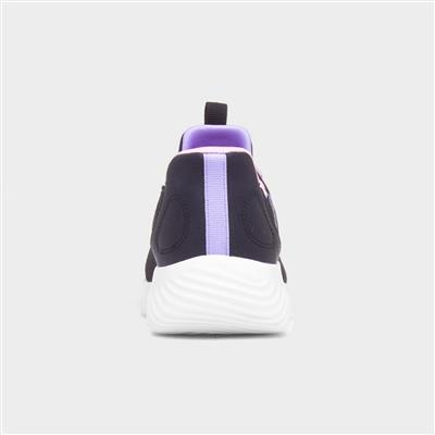 Slip Ins Bounder Kids Black Trainer