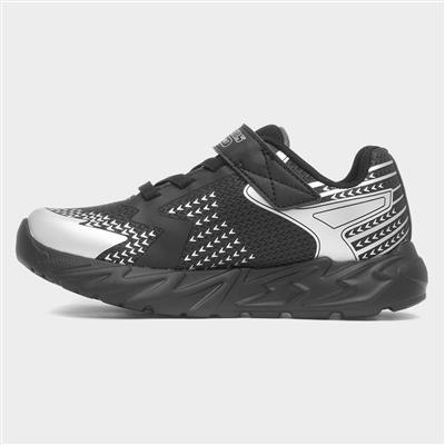 Flex Glow Kids Black Light Up Trainer