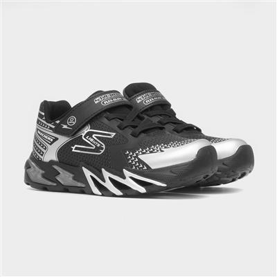 Flex Glow Kids Black Light Up Trainer