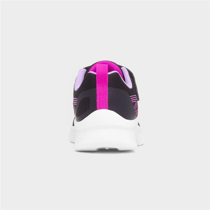 Microspec Bold Delight Kids Black Trainer