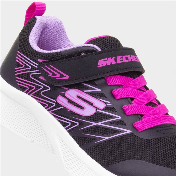 Microspec Bold Delight Kids Black Trainer