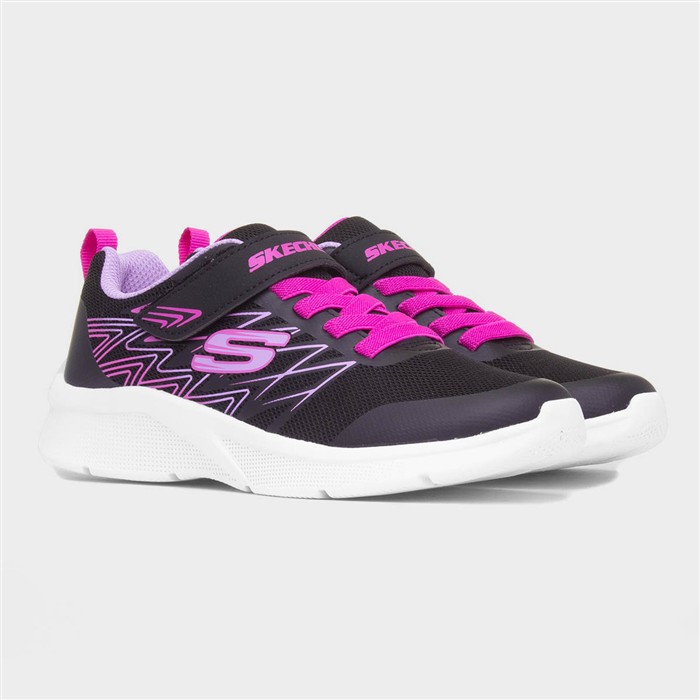 Microspec Bold Delight Kids Black Trainer