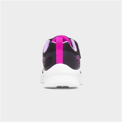 Microspec Bold Delight Kids Black Trainer