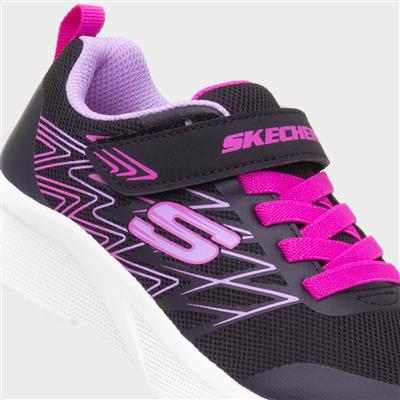 Microspec Bold Delight Kids Black Trainer