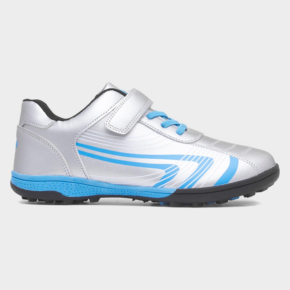 Kids Metallic Easy Fasten Astro Trainer