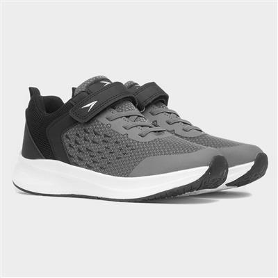 Interstellar Kids Grey Easy Fasten Trainer