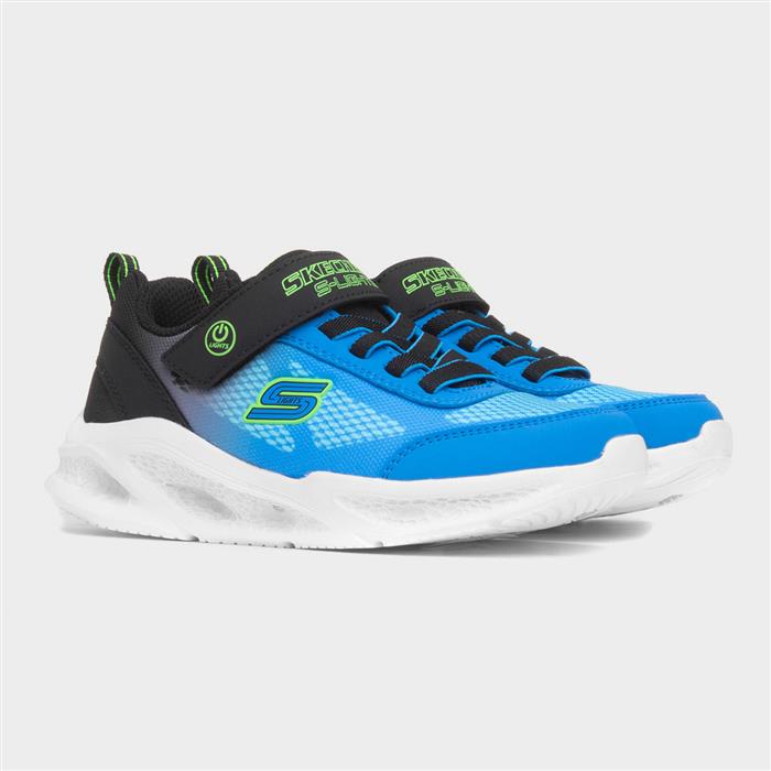 Meteor Krendox Kids Blue Light-Up Trainer