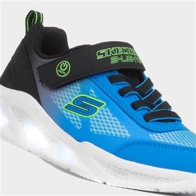 Meteor Krendox Kids Blue Light-Up Trainer