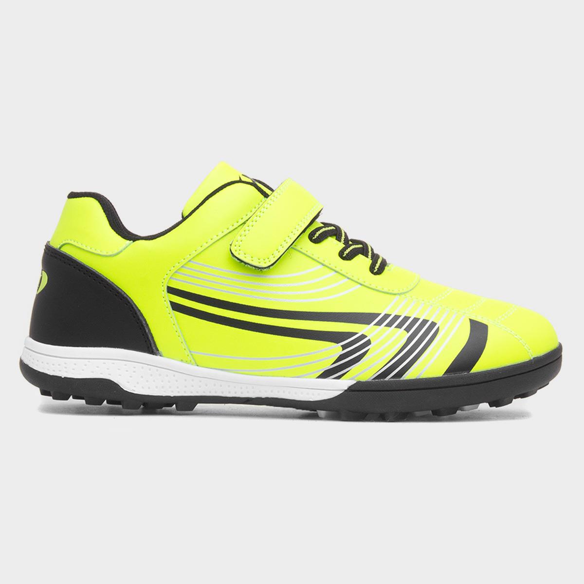 Kids Lime Easy Fasten Astro Trainer