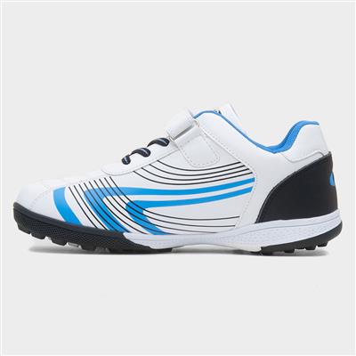 Kids White Easy Fasten Astro Trainer