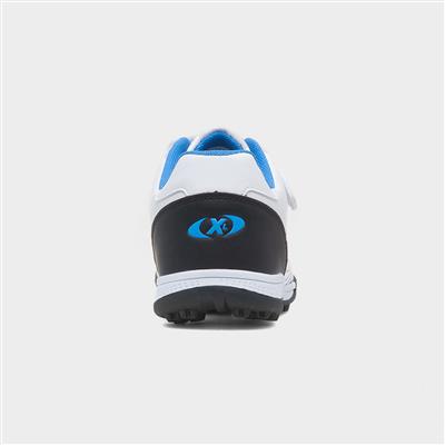 Kids White Easy Fasten Astro Trainer