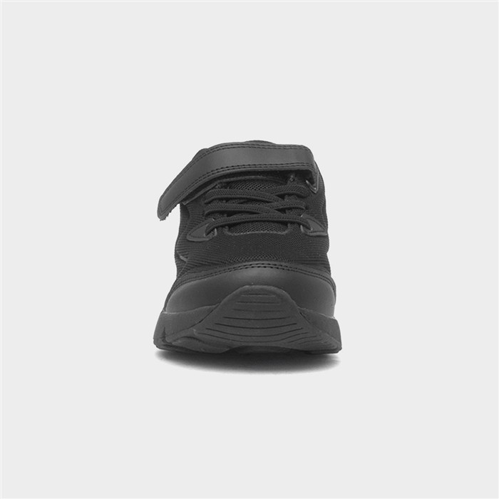 Metrology Kids Black Easy Fasten Trainer