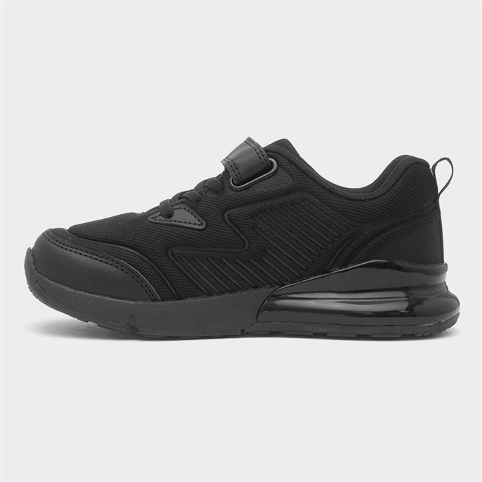 Metrology Kids Black Easy Fasten Trainer