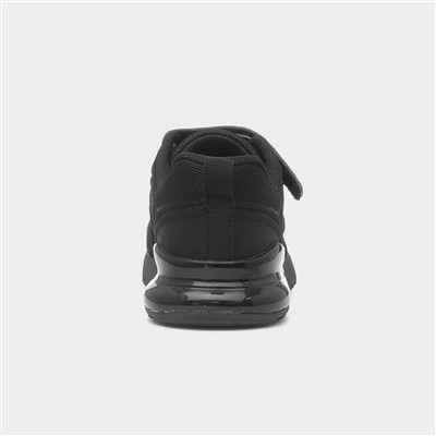 Metrology Kids Black Easy Fasten Trainer