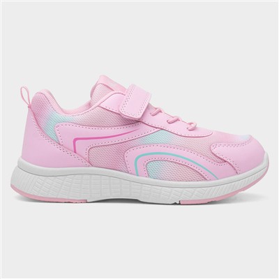 Kids' Pink Easy Fasten Trainers