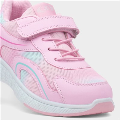 Kids' Pink Easy Fasten Trainers