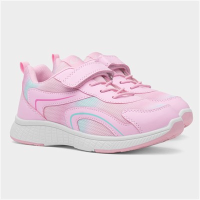 Kids' Pink Easy Fasten Trainers