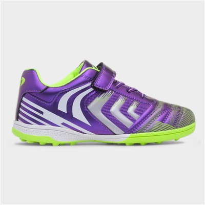 Kids Purple Easy Fasten Astro Trainers