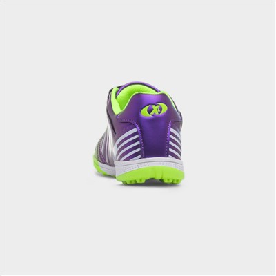 Kids Purple Easy Fasten Astro Trainers