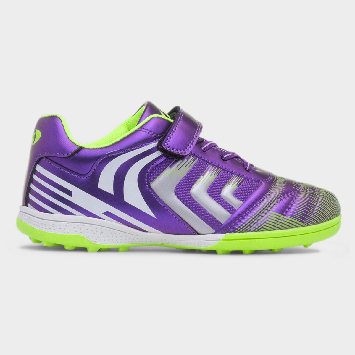Kids Purple Easy Fasten Astro Trainers